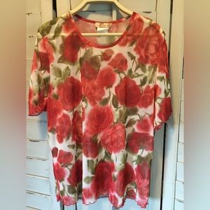 Roses and vines top by Capucino 2X